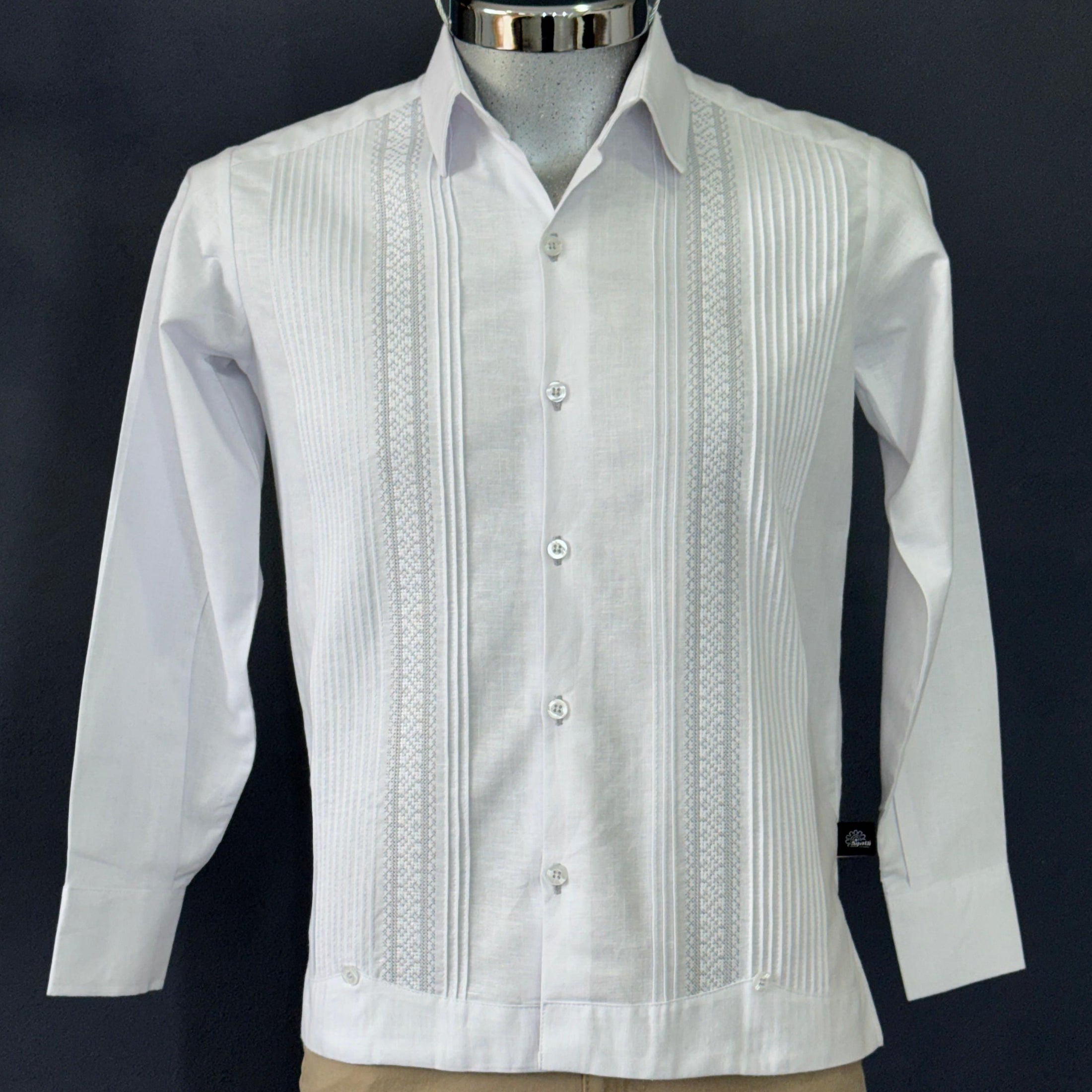 Guayabera Uxmal Ceremonial Niño (Manga Larga)